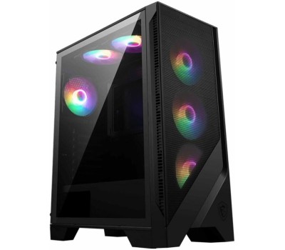 Корпус для ПК MSI Корпус MAG FORGE 120A Mid-Tower, ATX, 2xUSB 3.2, Audio I/O, 6x120mm autoRGB Fan PWM RGB PWM Control Board, Tempered Glass Window