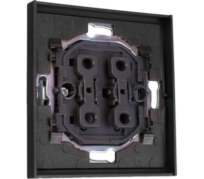 KRANZ Выключатель STRONG 2 кл перекрестный (переключатель) 10А с/у графит