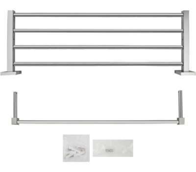 GFmark - Полка для полотенца с опорой, на квадратном основании, цвет ХРОМ. 84142