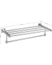 GFmark - Полка для полотенца с опорой, на квадратном основании, цвет ХРОМ. 84142