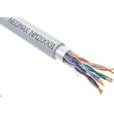 Кабель UTP cat.5e NEOMAX (NM20001) Кабель FTP cat.5e, 4 пары, (305м) 0.52мм Медь PVC jacket