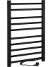 Полотенцесушитель электрический BRIMIX 08030B черный, лесенка, 800 х 500 х 90 мм, на 10 перекладин