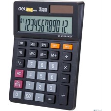 DELI Калькулятор настольный EM01320 черный 12-разр.