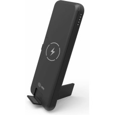 CACTUS Мобильный аккумулятор CS-PBFSQT-10000 10000mAh 3A беспров.зар. черный