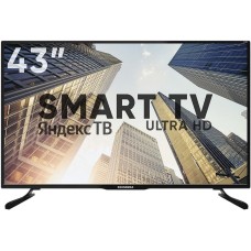 Телевизор SOUNDMAX SM-LED43M03SU UHD SMART TV Яндекс Безрамочный