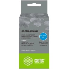Картридж CACTUS Картридж CS-M21-250C342, 11.15мм, черный шрифт, белый фон, 2.1м ( CS-M21-250C342