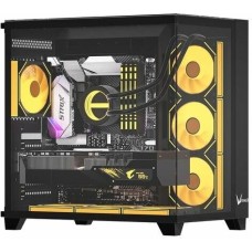 Корпус для ПК FORMULA Корпус ATX Crystal Z9, Midi-Tower, без БП, черный [crystal z9 b]