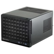Корпус SILVERSTONE Корпус SST-SG13B Sugo Mini-ITX Compact Computer Cube Case, Mesh Front Panel, black, RTL {4}