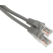 Патч-корд BURO Патч-корд UTP-5E-20M-G-LSZH 1Гбит/с UTP 4 пары cat.5E 20м серый RJ-45 (m)-RJ-45 (m)
