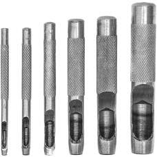 СИБРТЕХ Набор пробойников для кожи 3 4 6 8 10 12.5 мм, 6 шт, чехол 18306