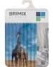 BRIMIX - Шторка в ванную комнату, фотопечать, ЖИРАФЫ 02-24