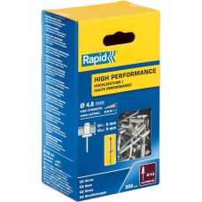 RAPID R:High-performance-rivet, 4.8 х 12 мм, 300 шт, алюминиевая высокопроизводительная заклепка (5001436)