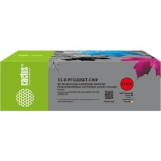 CACTUS Картридж перезаправляемый струйный CS-R-PFI320SET-CHIP черный/черный матовый/голубой/желтый/пурпурный набор 5шт.упак. для Canon imagePROGRAF TM-200/200MFP/205/300/300MFP/305/250/255/350/355 с чипом
