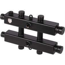 Сантехническая арматура ROYAL THERMO Коллектор на 2 (3) отопительных контура (сверху/снизу/сбоку) с кронштейнами