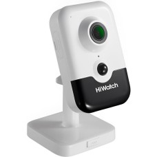 HIWATCH 4Мп компактная IP-камера DS-I414(C) (2.8mm) с EXIR-подсветкой до 10 м IP камера кубическая