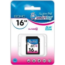 Карта памяти SMARTBUY (SB16GBSDCL10-00LE ) SDHC 16GB Class10