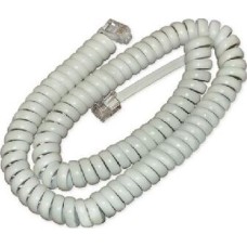 Телефонный кабель REXANT (18-2041) 4м шнур витой, трубочный, белый