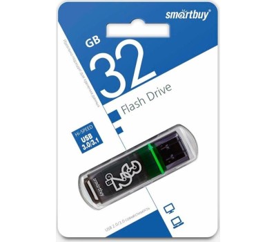 USB флеш SMARTBUY (SB32GBGS-DG) 32GB GLOSSY SERIES DARK GREY USB 3.0