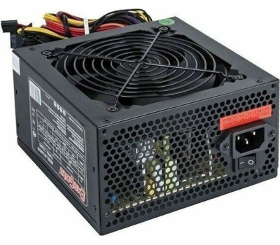 Блок питания EXEGATE 600W XP600, ATX, PC, black, 12cm fan, 24p+4p, 6/8p PCI-E, 3*SATA, 2*IDE, FDD (EX219465RUS)