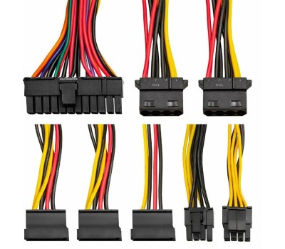 Блок питания EXEGATE 600W XP600, ATX, PC, black, 12cm fan, 24p+4p, 6/8p PCI-E, 3*SATA, 2*IDE, FDD (EX219465RUS)