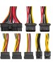 Блок питания EXEGATE 600W XP600, ATX, PC, black, 12cm fan, 24p+4p, 6/8p PCI-E, 3*SATA, 2*IDE, FDD (EX219465RUS)