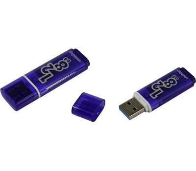 USB флеш SMARTBUY (SB128GBGS-DB) 128GB GLOSSY DARK BLUE USB3.0