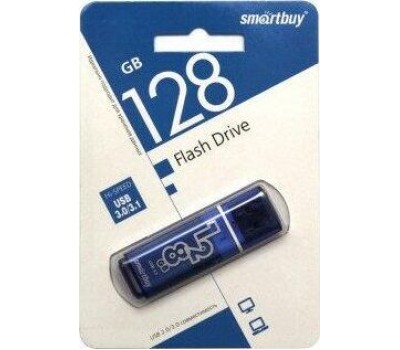 USB флеш SMARTBUY (SB128GBGS-DB) 128GB GLOSSY DARK BLUE USB3.0