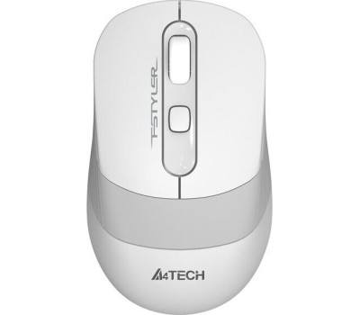 Мышь A4TECH FStyler FG10 белый/серый оптическая (2000dpi) беспроводная USB