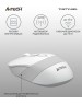 Мышь A4TECH FStyler FG10 белый/серый оптическая (2000dpi) беспроводная USB