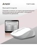 Мышь A4TECH FStyler FG10 белый/серый оптическая (2000dpi) беспроводная USB