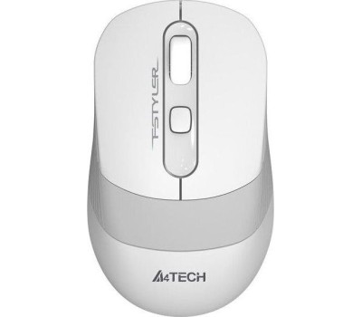 Мышь A4TECH FStyler FG10 белый/серый оптическая (2000dpi) беспроводная USB