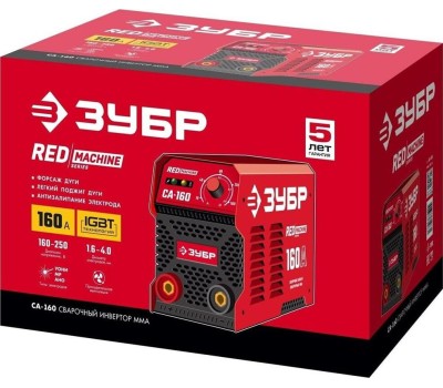 Сварочный аппарат ЗУБР СА-160 Сварочный аппарат инверторный 160 А