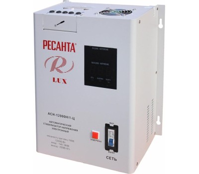 Стабилизатор напряжения РЕСАНТА АСН-12000Н/1-Ц LUX