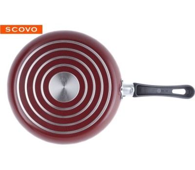 Сковорода SCOVO СЭ-026 expert со стекл. крышкой д.20 см