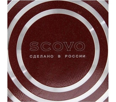 Сковорода SCOVO СЭ-026 expert со стекл. крышкой д.20 см