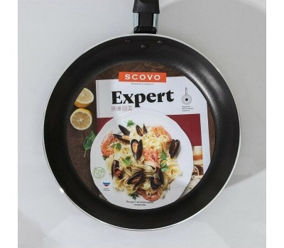 Сковорода SCOVO СЭ-026 expert со стекл. крышкой д.20 см