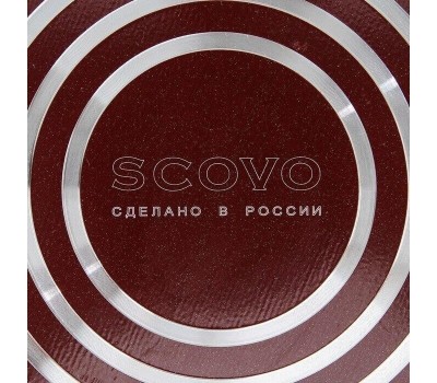 Сковорода SCOVO СЭ-026 expert со стекл. крышкой д.20 см