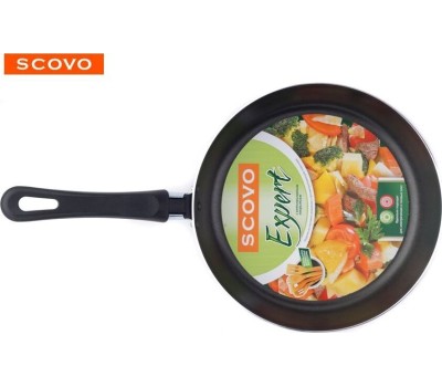 Сковорода SCOVO СЭ-026 expert со стекл. крышкой д.20 см