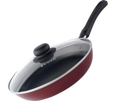 Сковорода SCOVO СЭ-026 expert со стекл. крышкой д.20 см