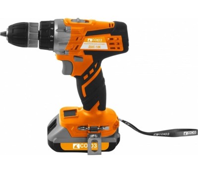 Дрель СОЮЗ ДШС-18К Аккумуляторная дрель