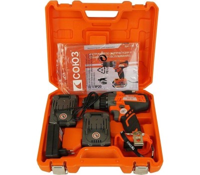 Дрель СОЮЗ ДШС-18К Аккумуляторная дрель