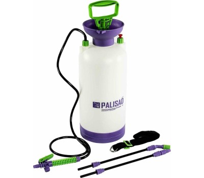 Опрыскиватель PALISAD Опрыскиватель 7 л, ручной, усиленный, с горловиной, насосом, шлангом, разбрызгивателем 64747