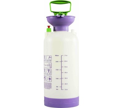 Опрыскиватель PALISAD Опрыскиватель 7 л, ручной, усиленный, с горловиной, насосом, шлангом, разбрызгивателем 64747