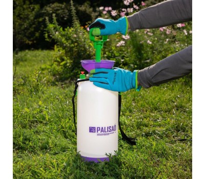 Опрыскиватель PALISAD Опрыскиватель 7 л, ручной, усиленный, с горловиной, насосом, шлангом, разбрызгивателем 64747