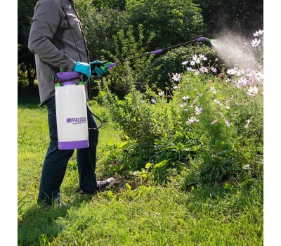 Опрыскиватель PALISAD Опрыскиватель 7 л, ручной, усиленный, с горловиной, насосом, шлангом, разбрызгивателем 64747