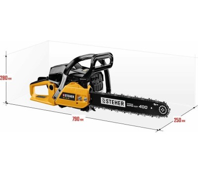 Бензопила STEHER BS-45-40 бензопила, 45 см3