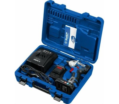 Бесщеточный гайковерт ЗУБР GB-250-22 20В, 2аккум., бесщеточный