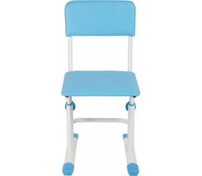 Стул POLINI Стул для школьника регулируемый Polini kids City / Polini kids Smart L, белый-синий (1кор)