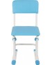Стул POLINI Стул для школьника регулируемый Polini kids City / Polini kids Smart L, белый-синий (1кор)