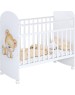 Кроватка ФЕЯ Кроватка детская Фея 701 Медвежонок, белый (1 кор.)